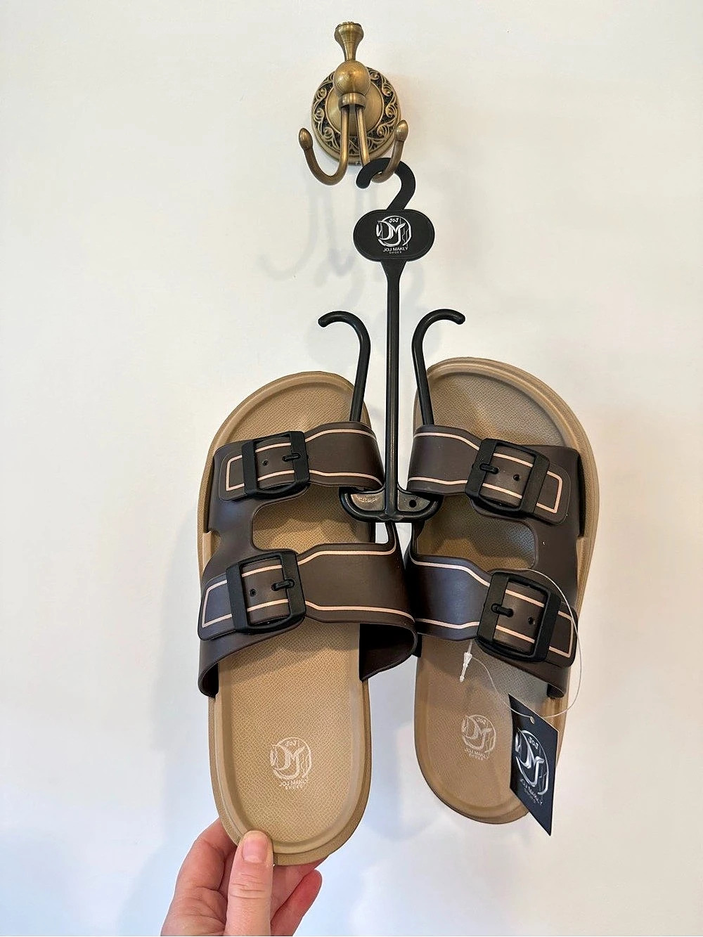 Unisex Joj Makly Brown & Black Sandals EU 43 NWT